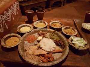 Rajasthani Thali (Courtesy: Chokhi Dhani)