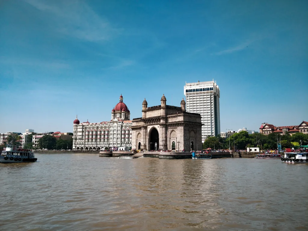 Taj Hotel with Gateway of India