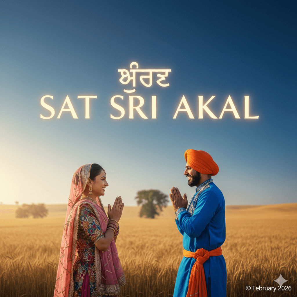 AI generated image depicting Sri Ganganagar language and etiquette for cultural travelers.